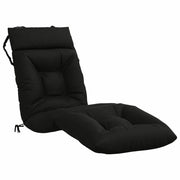 Cuscino per Lettino VIANEN 100% Poliestere Nero 200 x 50 x 8 cm 953897