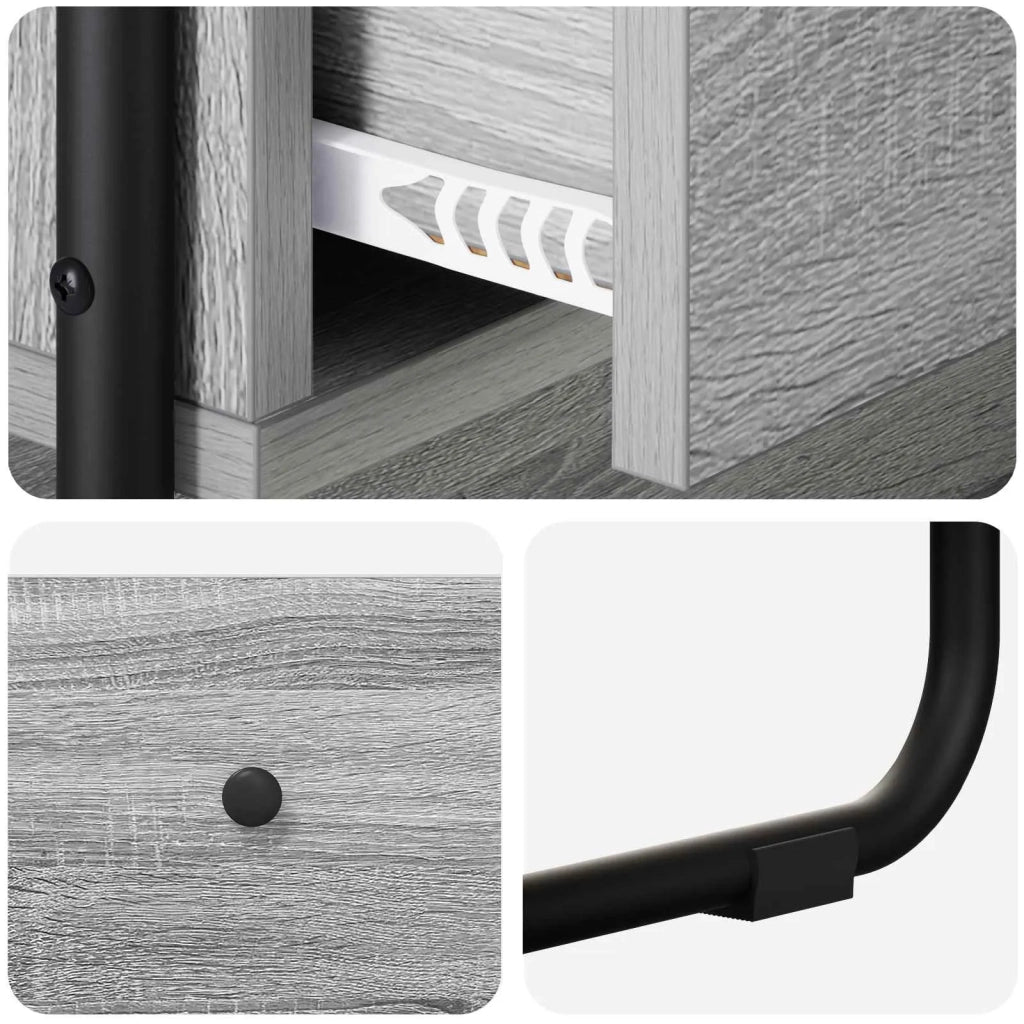 Tavolo consolle Sonoma grigio 100 x 40 x 75 cm 8007554