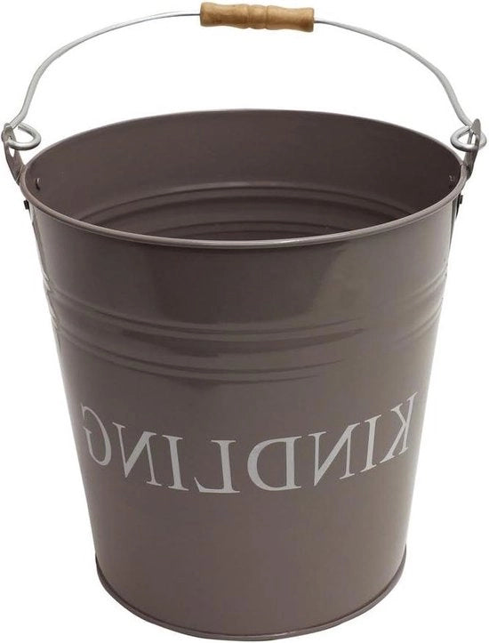 Accendino per Caminetto in Acciaio con Manico - Stagno/Ferro - Grigio - 21 x 21 x 27 cm