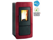 1pz stufa pellet diadema idro evo 28,4 kw bordeaux conto termico misure cod:ferx.fer251365
