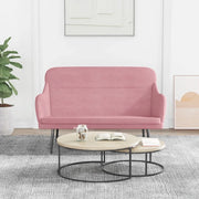 Panca Rosa 110x76x80 cm in Velluto 351448