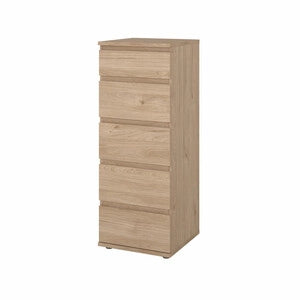 KIT CASSETTIERA NOVA 5 CASS 40,2X40X106,6CM ROVERE