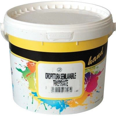 IDROPITTURA SEMILAVABILE HAND  BIANCO LT  4