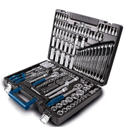 Kit utensili da 217 pezzi - SCHEPPACH - TB217 - Utensili in acciaio al cromo vanadio e acciaio per utensili