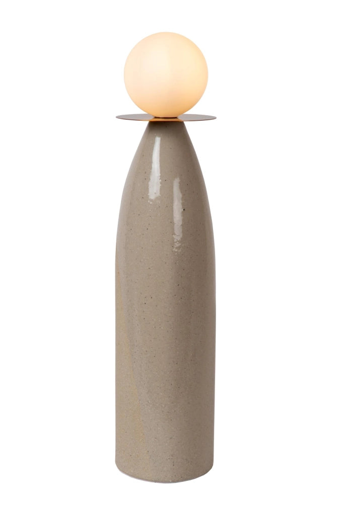 Lampada da tavolo FIGARO 1xG9 grigia in porcellana Lucide