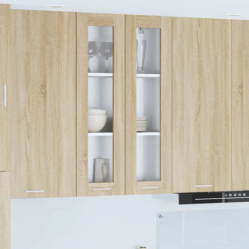 Armadio pensile con porta Rovere Sonoma 60 x 31 x 100 cm