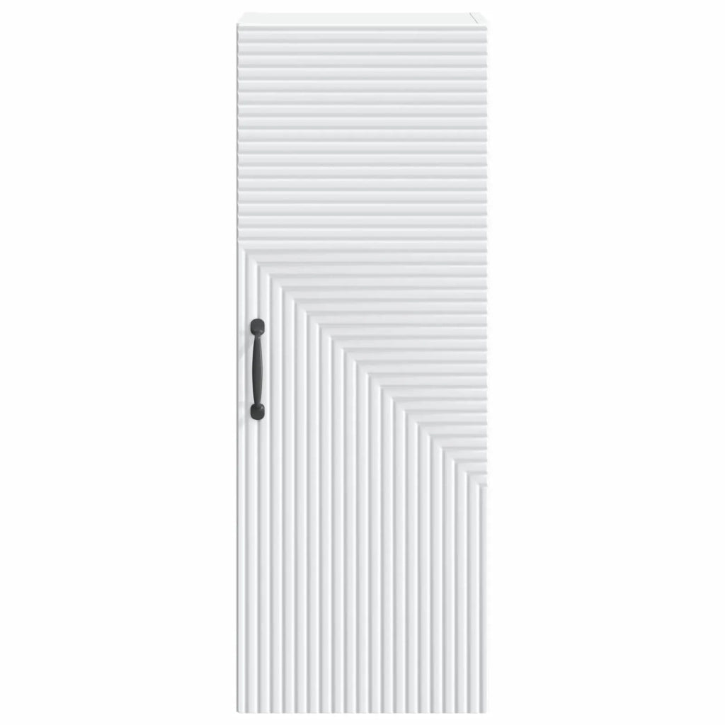 Mobiletto a muro Bianco 33 x 34,5 x 90 cm Legno ingegnerizzato 898585