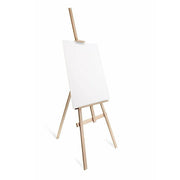 Trade Shop - Cavalletto Pittorico In Legno Inclinabile 165 Cm Pittura Esposizione Tele Quadri -
