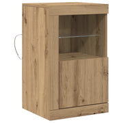 Credenza | Madia LED Rovere artigianale 41 x 37 x 67 cm Legno multistrato