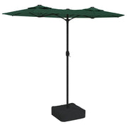 Ombrello | Parasolne a Doppia Testa con LED Verde 316x145 cm