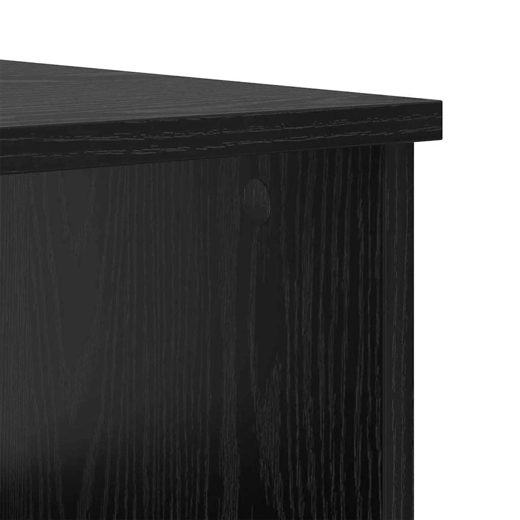 Tavolino da salotto con cassetto Rovere Nero 102 x 50 x 36cm