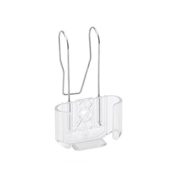 ALETTA PARASOLE/SUPPORTO TRASPARENTE DA PARETE PER SISTEMA 433MHZ RC FAAC 390206