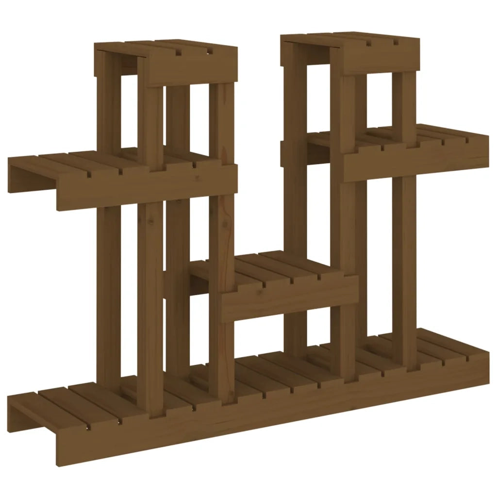 Supporto per Piante Ambra 104,5x25x77,5 cm Legno Massello Pino 822100