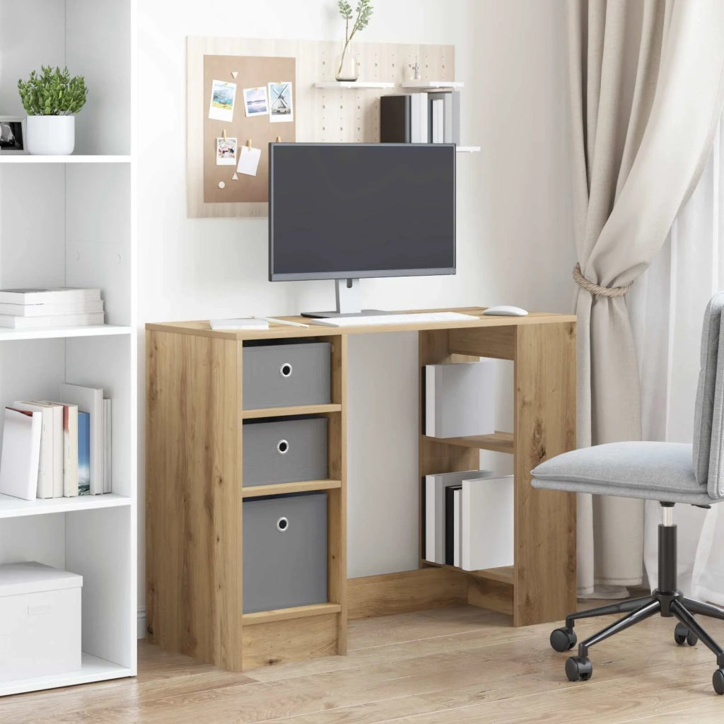 Scrivania Rovere artigianale 100 x 40 x 75 cm Legno multistrato