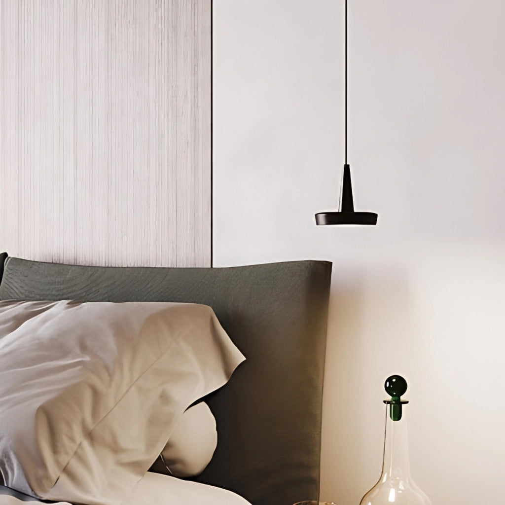 Baby Lampada a sospensione a LED dimmerabile in alluminio bianco, temperatura colore 3000K, design compatto per interni moderni ed eleganti