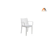 SEDIA IN POLIPROPILENE 'MATRIX ARMCHAIR' bianco