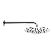 BRACCIO DOCCIA TETIS CON SOFFIONE TONDO Cromo - Diam. 30 cm BOSSINI