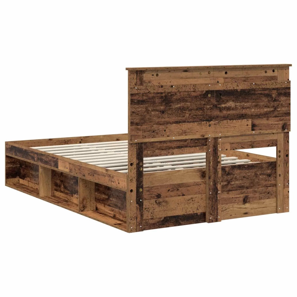 Struttura del letto Legno vecchio 120 x 190 cm Pino massello 3410110
