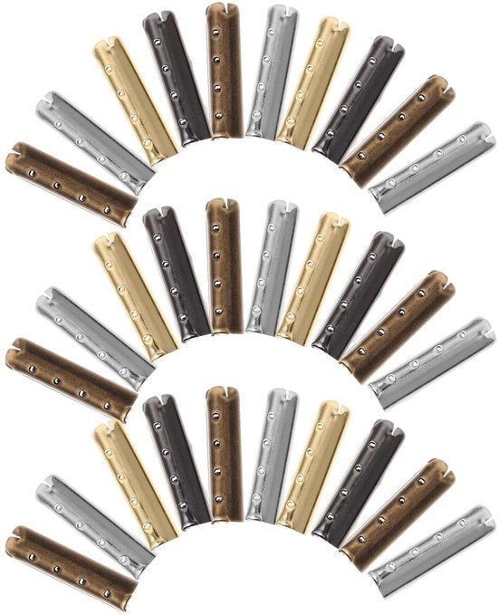 Viti elastiche da 80 pezzi - colore bianco/nero/oro/bronzo - viti a rondelle - per calzature da trekking - per sneakers - viti per scarpe