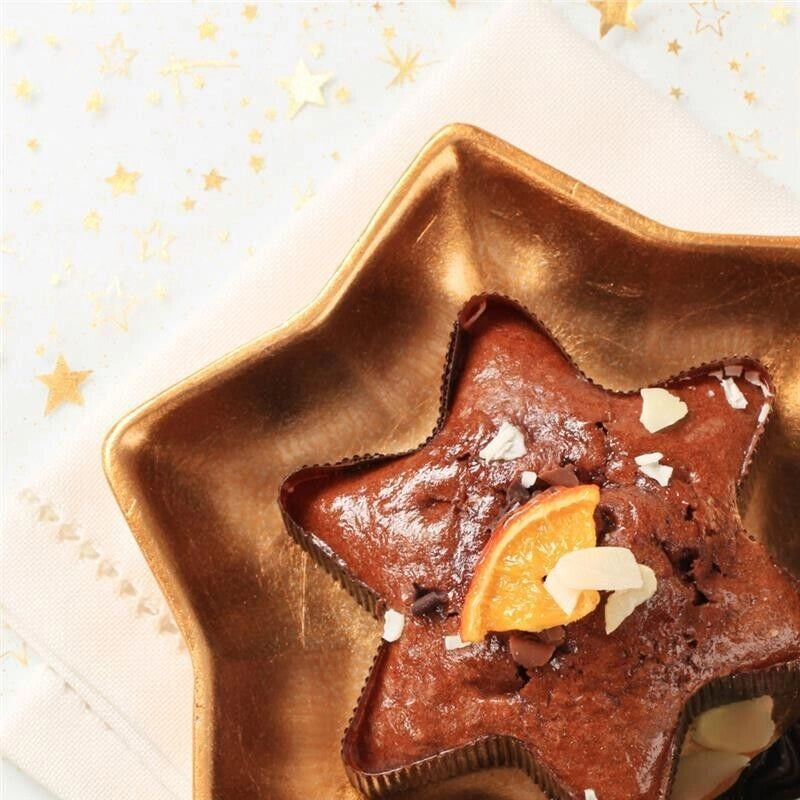 MA MAISON STAMPO A FORMA DI STELLA PER DOLCI NATALIZI CONFEZIONE DA 10 PZ 500 GR L'UNO