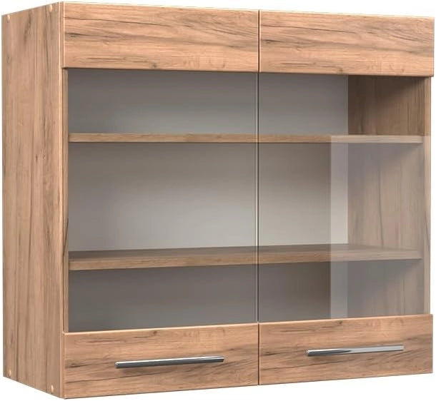 Pensile da cucina Fame-Line, Bianco casa di campagna, 30 cm, per la combinazione con altri moduli della serie Fame-Line