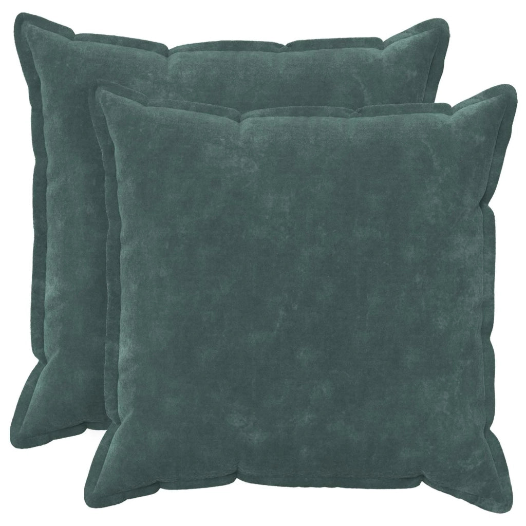 Federa 2 pcs HOUTEN Blu mare 60 x 60 cm Fleece in microfibra 920785