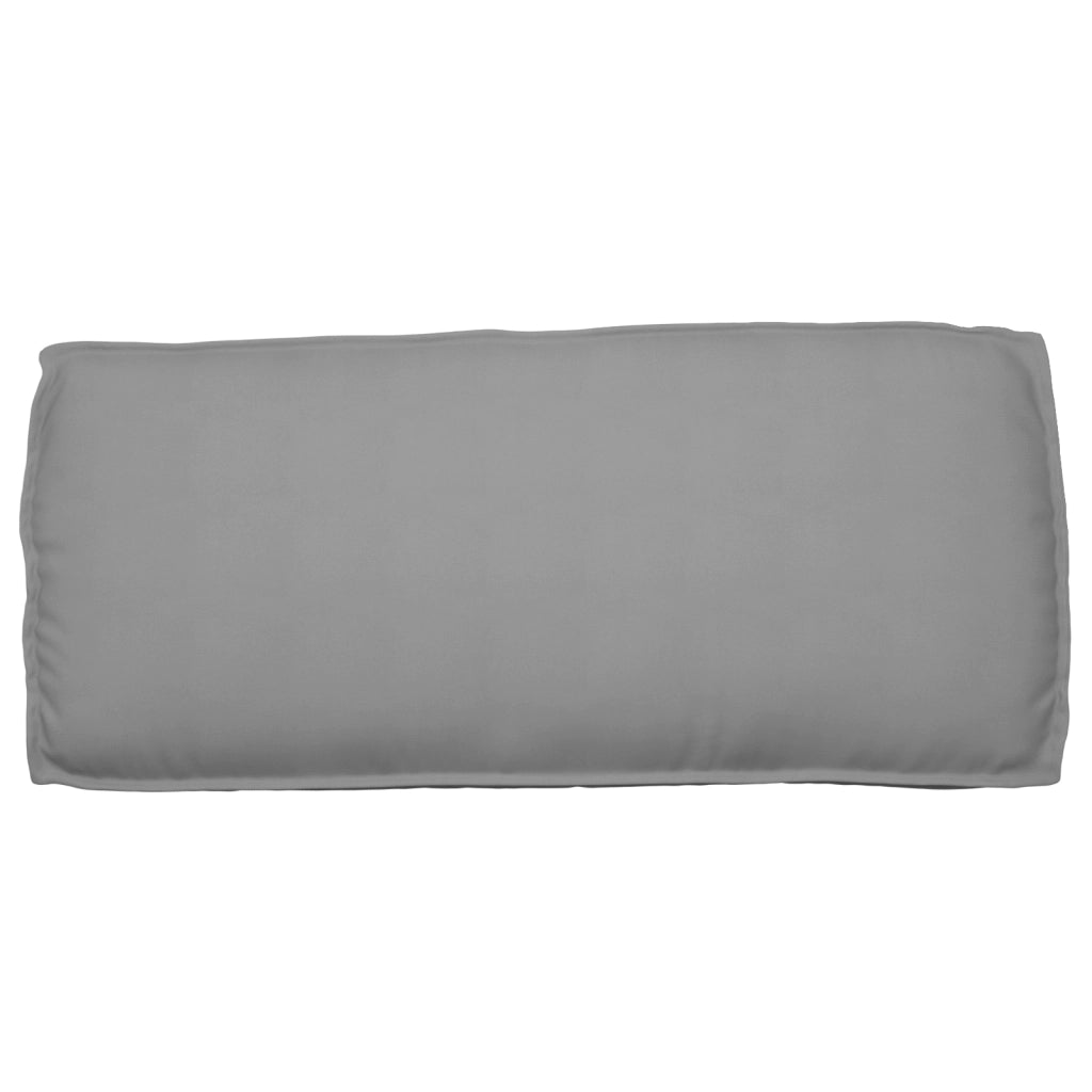 Cuscino per pallet di per seduta/schienale Grigio 120x50x12 cm Tessuto Oxford