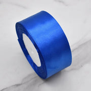 Tessuto di cotone, 40 mm x 22,8 m, decorazione per regali, confezione per regali, manufatto artigianale, decorazione, adatto per matrimoni, fai da te, tessuto di fiori, decorazione per torte, fiori, confezione per regali, azzurro reale