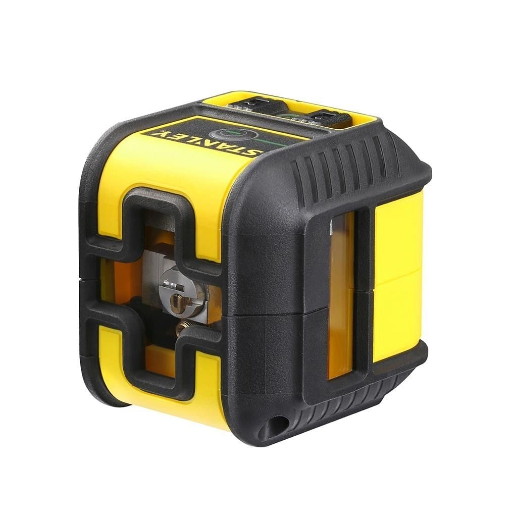 STANLEY STHT77592-1 Livella Laser Autolivellante con Raggio Verde 3 Linee 16 Metri Precisione 5mm a 10m Attacco 1-4'' colore Verde