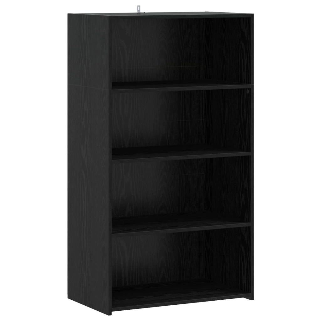 Credenza Rovere Nero 70 x 41 x 124 cm Legno ingegnerizzato 8015672
