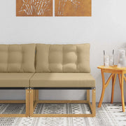 Divano centrale per esterno-Divano componibile Bianco 79 x 83 x 73 cm acciaio 578321
