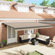 Tenda da Sole Beige 500 × 300 cm Poliestere e Alluminio 3331348