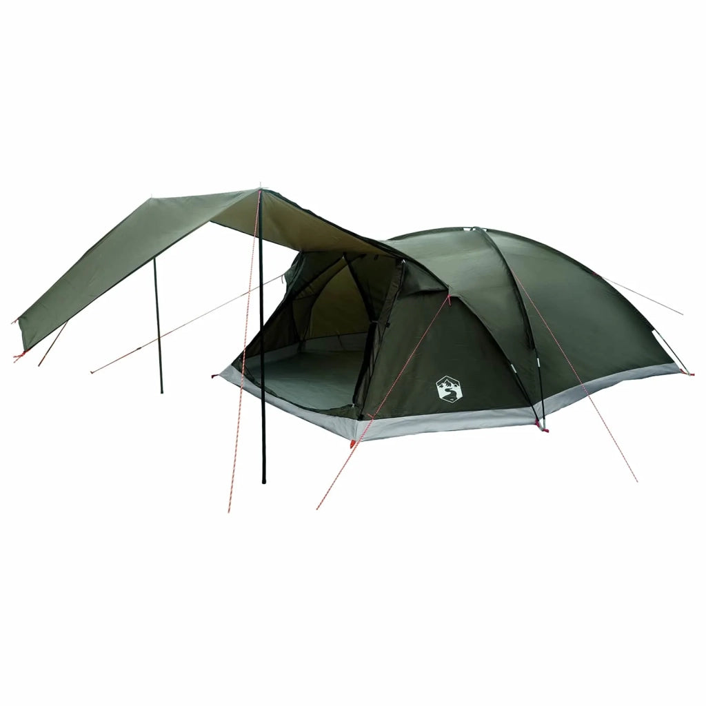 Tenda Capanna Verde militare 8 persone Poliestere e Acciaio 42028590