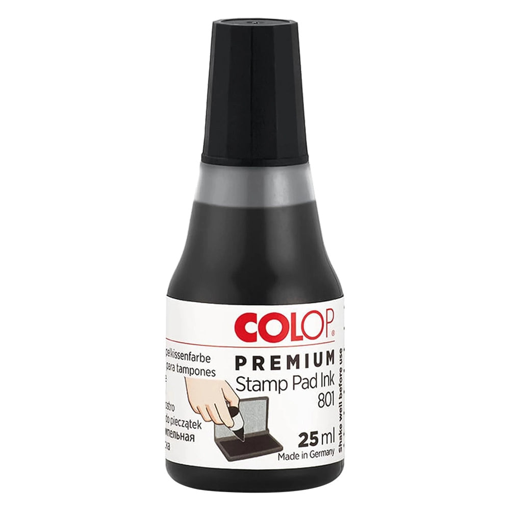 INCHIOSTRO PER TIMBRI colore nero- 10 pezzi  - BricoGo
