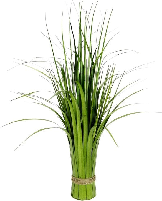 Bundolo di erba sintetica - Decorazione di erba ornamentale - 1 pezzo - Verde - 62x40x40cm
