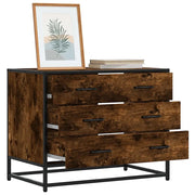 Cassettiera Rovere Fumo 70x41x56 cm in Legno Multistrato 849076