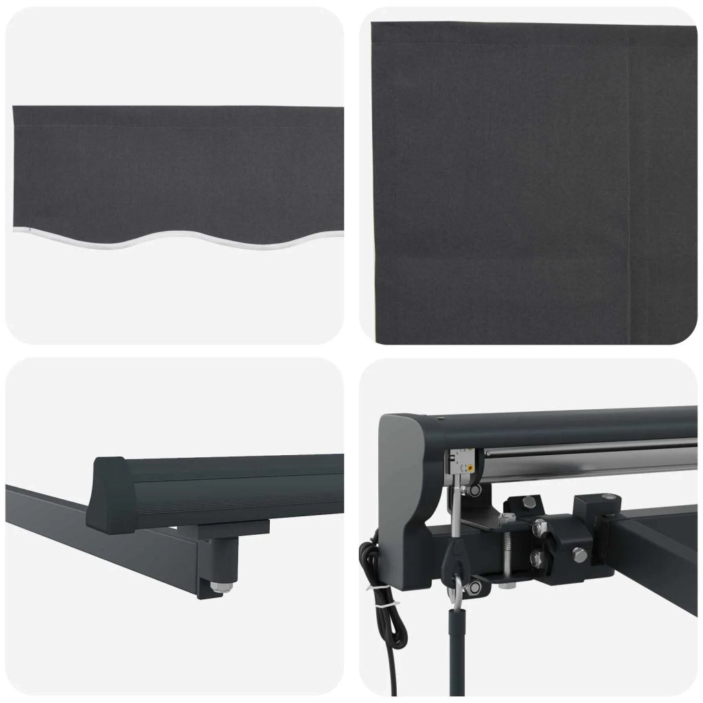 Struttura della tenda Antracite 400 × 300 cm 3330501