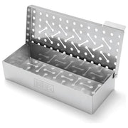 Weber 7576 Affumicatoio Universale Accessorio Barbecue Scatola per Affumicare colore Acciaio Inox
