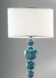 LUME GRANDE TEBE OTTANIO  E CROMO 1 LUCE ATTACCO E27 D.35CM