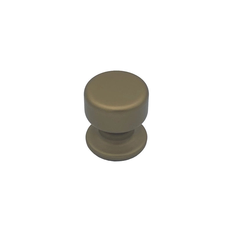 Pomolo fisso per porta SAGUATTI 175/50GB in alluminio bronzo satinato