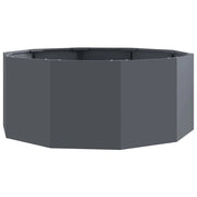 Fioriera | Cassetta per fiori | Vaso Antracite 90 x 90 x 35 cm Acciaio