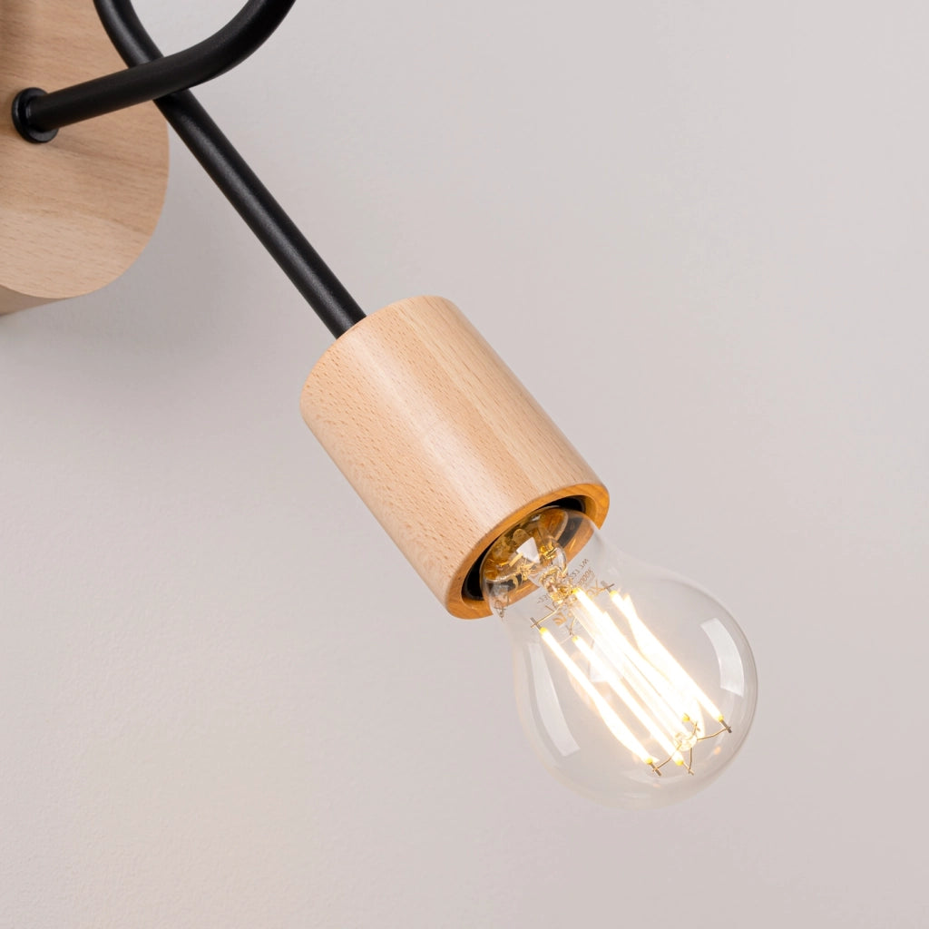 Lampada da parete EMBER schwarz