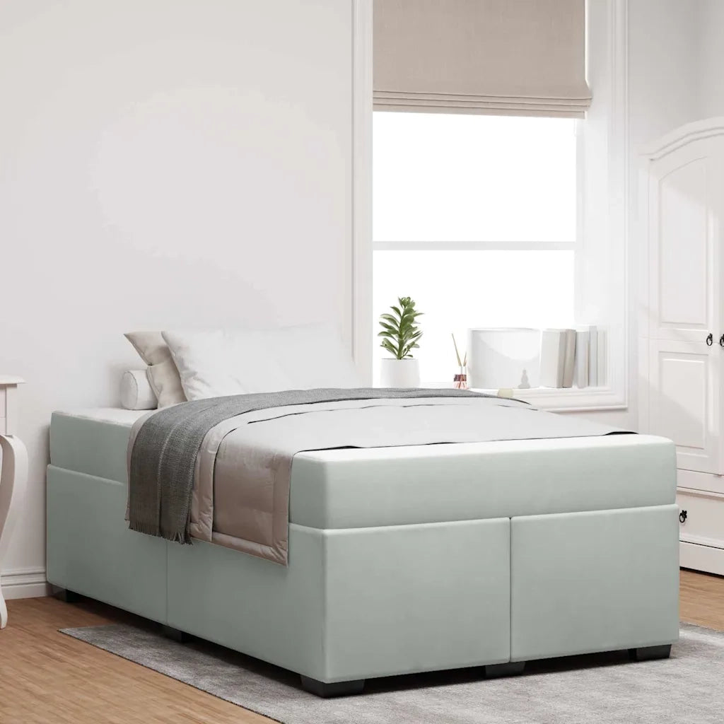 Struttura del letto Grigio chiaro 120 x 190 cm Tessuto 3399278