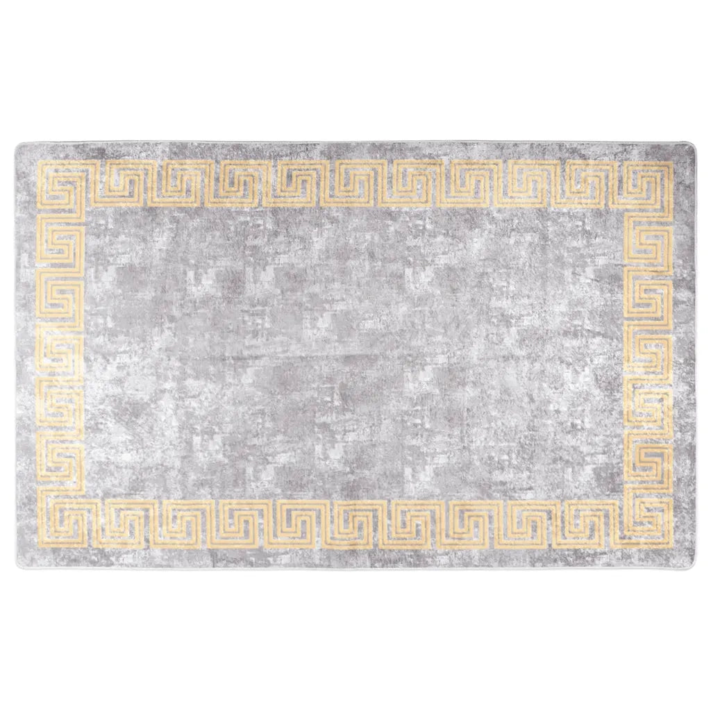 Tappeto Lavabile 80x150 cm Grigio 337934