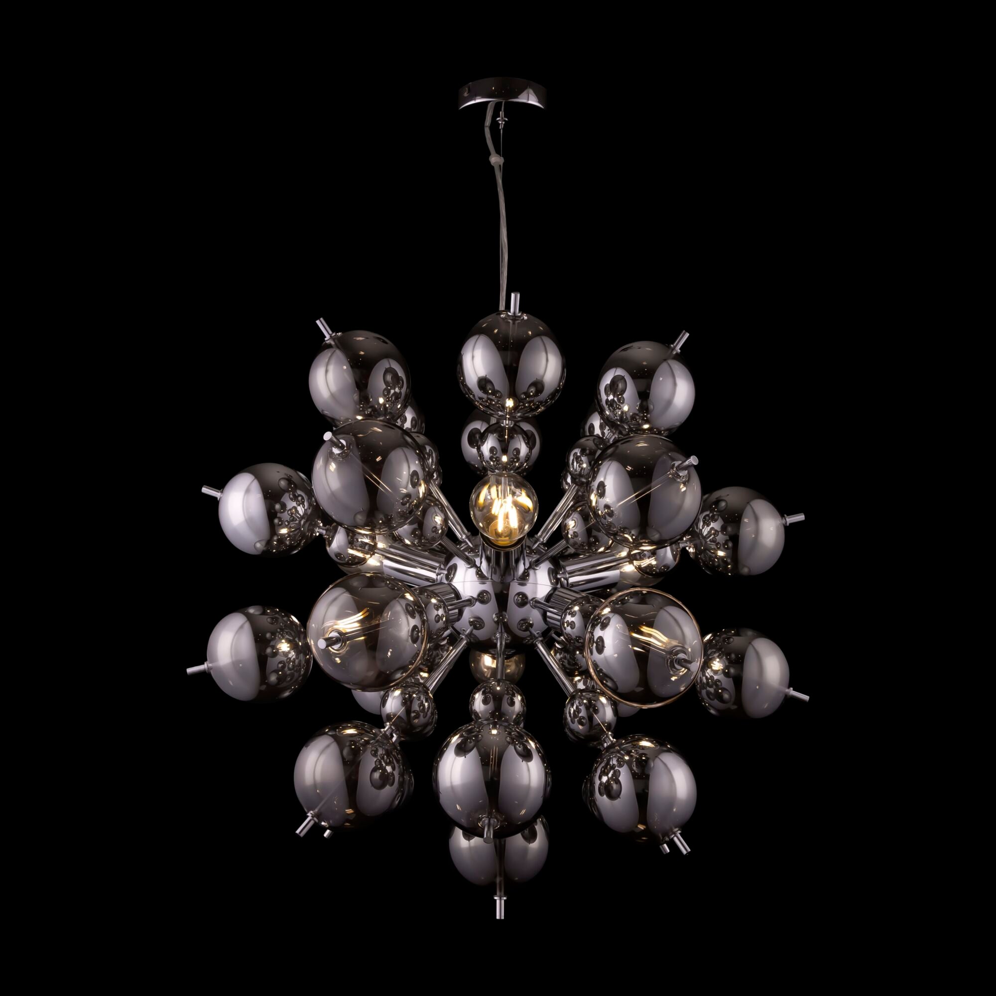 Lampada pendente Modern in Metallo Bolla Cromo