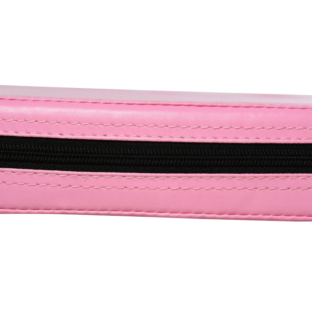 Tappeto Pole Dance Antiscivolo Pieghevole Ø150x5 cm in Schiuma EPE e PVC Rosa