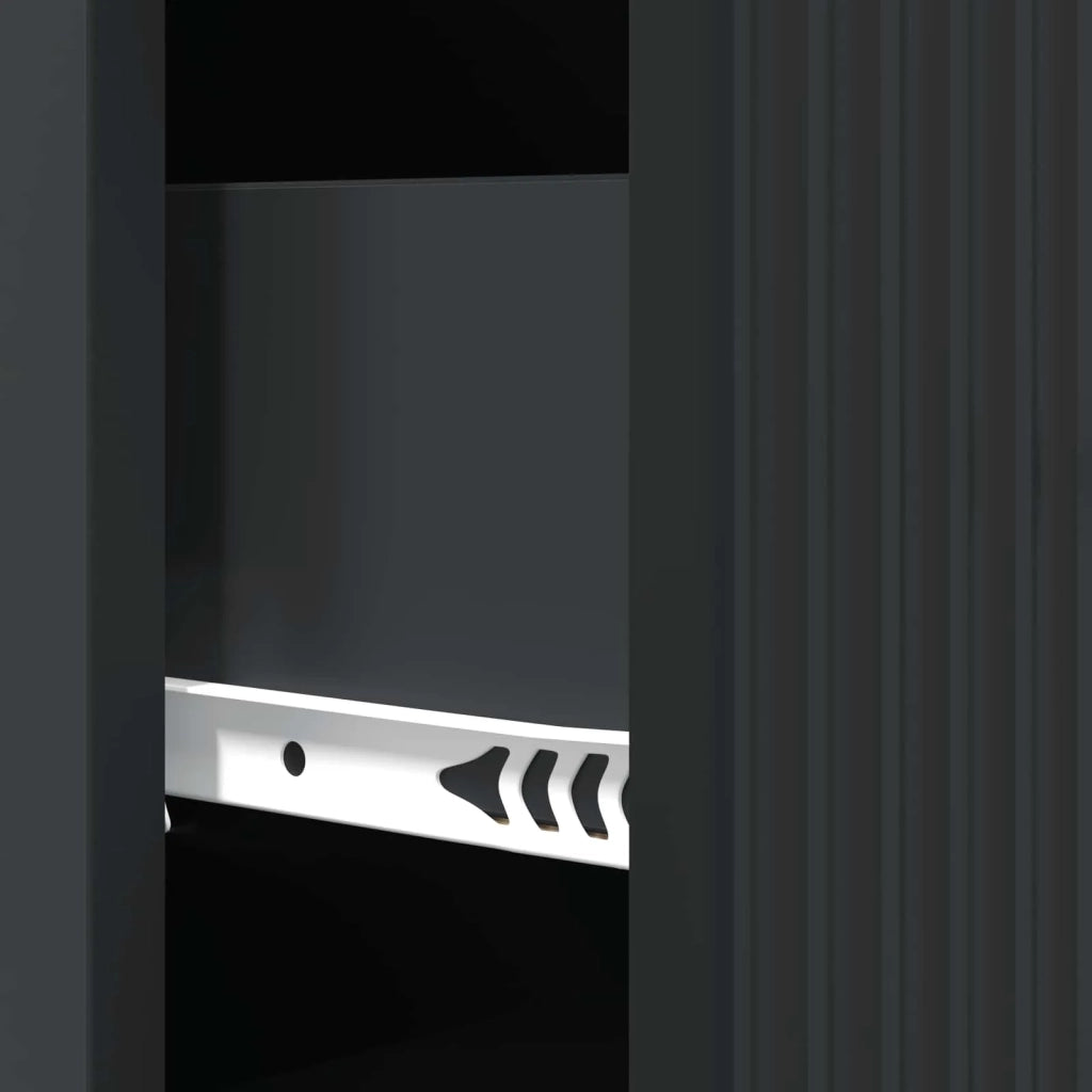 Mobile con Cassetti Nero 33 x 34,5 x 87 cm Legno ingegnerizzato 895306