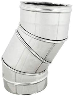 GOMITO INOX AISI 316 90  ° GIREVOLE  CM 8