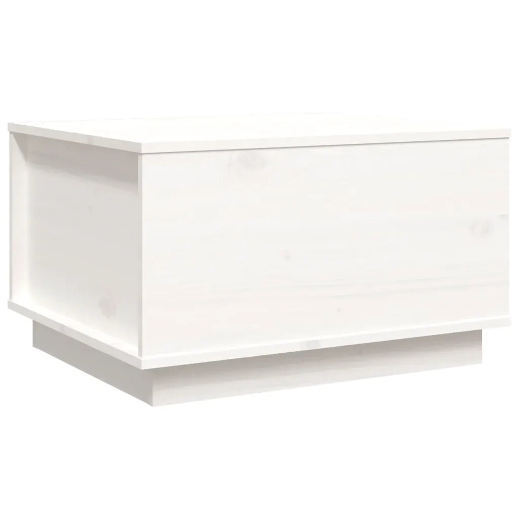 Tavolino da salotto | Tavolino da caff¨¨ | Tavolino da Soggiorno Bianco 60x50x35 cm Legno Massello di Pino