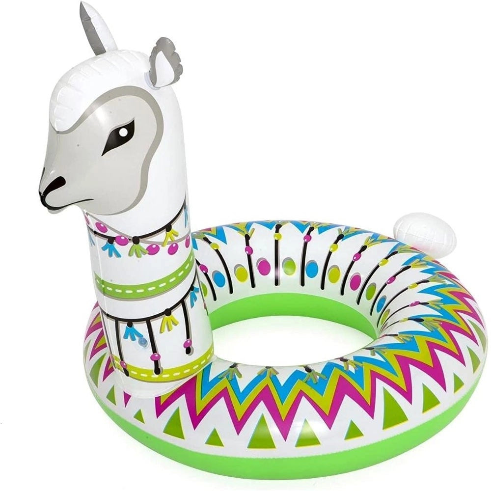 Trade Shop - Bestway Ciambella Salvagente Fashion Alpaca Beach Gonfiabile Mare Piscina Novità -